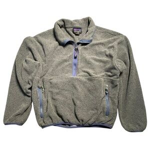 Patagonia Synchilla Gray Fleece Half Zip Pullover Size: Small